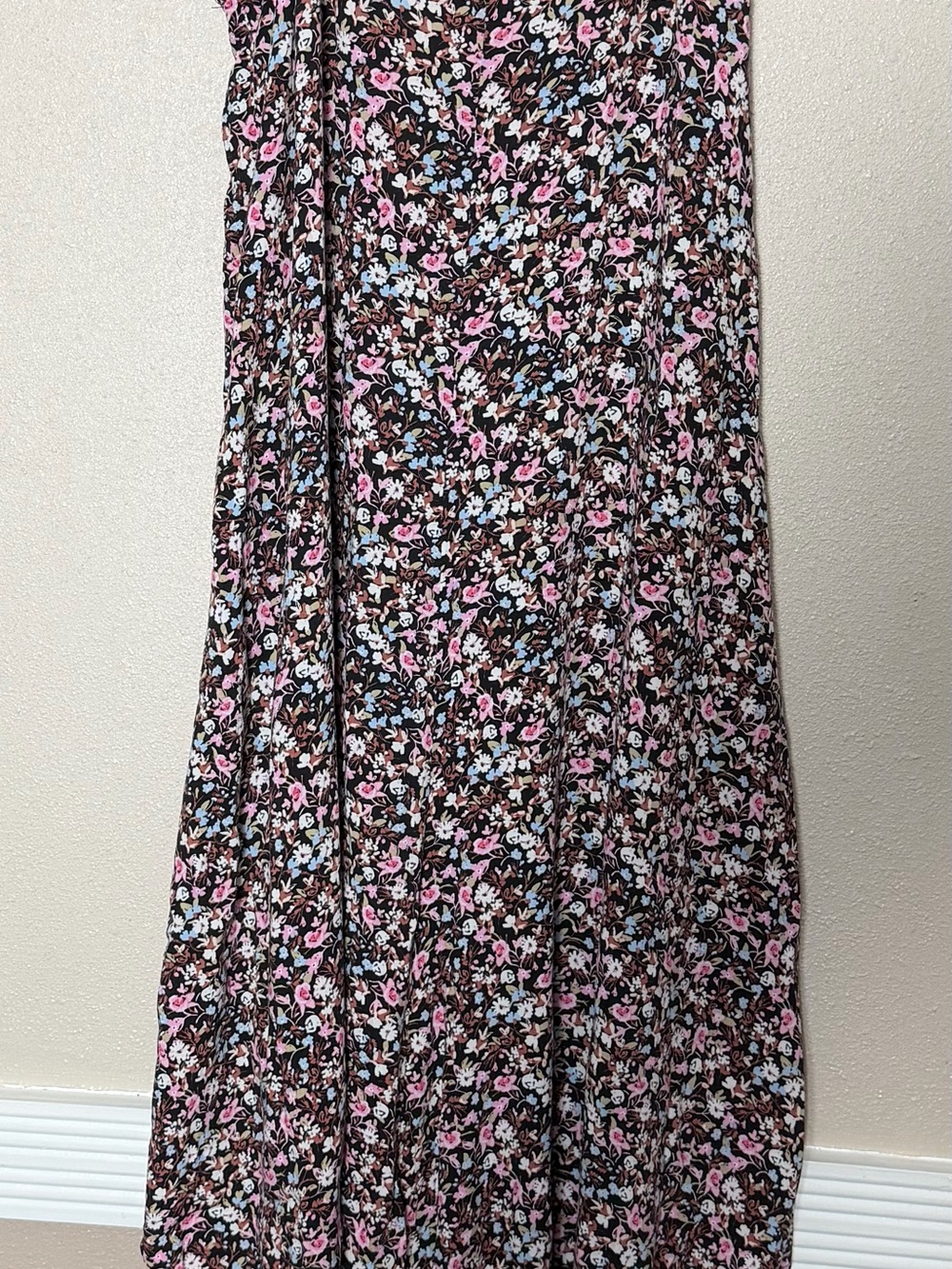 Floral Pink Wide-Leg Romper with Adjustable Straps